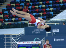 Bakıda idman gimnastikası üzrə Dünya Kuboku yarışlarının ilk günü start götürüb. Azərbaycan, 19 fevral, 2016